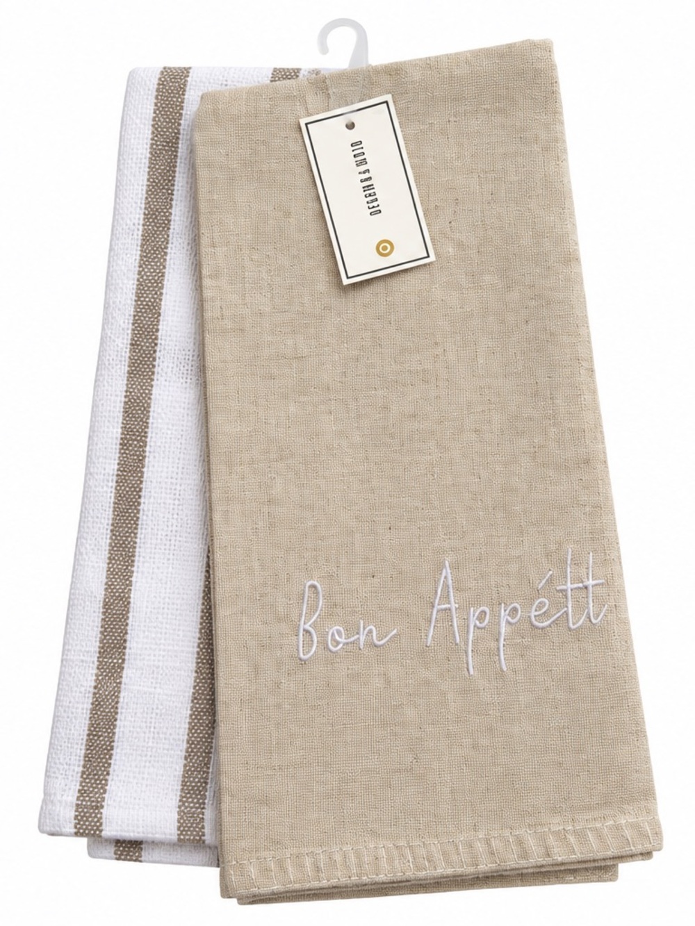 Target Tan and White Kitchen Linens Set